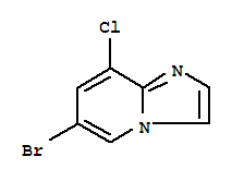 Molecular Structure of 474708-88-8 (Imidazo[1,2-a]pyridine,6-bromo-8-chloro-)