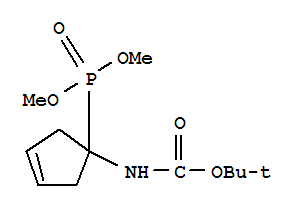 CARBAMIC ACID, [1-(DIMETHOXYPHOSPHINYL)-3-CYCLOPENTEN-1-YL]-, 1,1-DIMETHYLETHYL ESTER