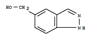 Molecular Structure of 478828-52-3 (1H-Indazole-5-methanol)