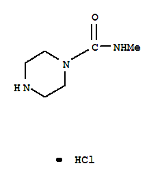 1-Piperazinecarboxamide,N-methyl-, hydrochloride (1:1)