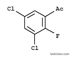 Molecular Structure of 480438-93-5 (Ethanone, 1-(3,5-dichloro-2-fluorophenyl)-)