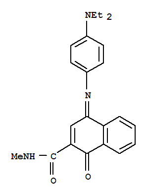 4-[[4-(Diethylamino)phenyl]imino]-1,4-dihydro-N-methyl-1-oxo-2-naphthalenecarboxamide