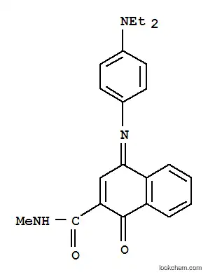 Molecular Structure of 4899-82-5 (4-[[4-(diethylamino) phenyl]imino]-1,4-dihydro-N-methyl-1-oxo-2-Naphthalenecarboxamide)