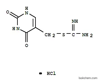 Molecular Structure of 4905-70-8 ((2,4-dioxo-1,2,3,4-tetrahydropyrimidin-5-yl)methyl carbamimidothioate)