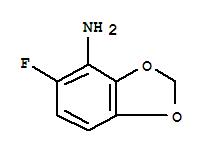 Molecular Structure of 492444-04-9 (1,3-Benzodioxol-4-amine,5-fluoro-)