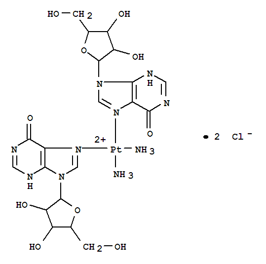 50883-28-8,platinum(2+) azanide - 9-pentofuranosyl-3,9-dihydro-6H-purin-6-one (1:2:2),Platinum(2+),diamminebis(inosine-N7)-, dichloride, (SP-4-2)-; Inosine, platinum complex; NSC 270461; NSC 280596