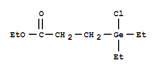 Propanoicacid, 3-(chlorodiethylgermyl)-, ethyl ester