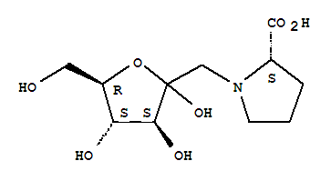 Fructose,1-(L-2-carboxy-1-pyrrolidinyl)-1-deoxy-, D- (8CI)