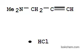 Molecular Structure of 51438-97-2 (2-Propyn-1-amine,N,N-dimethyl-, hydrochloride (1:1))