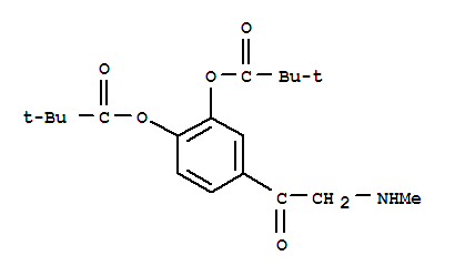 2-(2,2-dimethyl-propionyloxy)-5-(2-methylamino-acetyl)-phenyl 2,2-Dimethyl-propionate