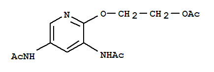 Ethanol,2-[(3,5-diacetamido-2-pyridyl)oxy]-, acetate (ester) (8CI)
