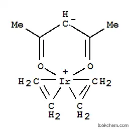 Molecular Structure of 52654-27-0 (Bis(ethylene)2,4-pentanedianatoIridium(I))
