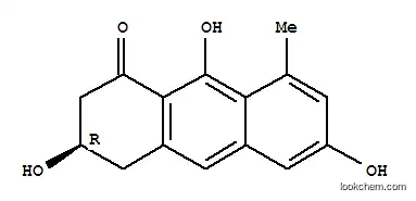 (-)-3,4-Dihydro-3,6,9-trihydroxy-8-methylanthracen-1(2H)-one