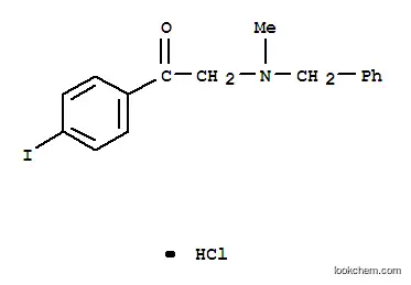 Molecular Structure of 5402-83-5 (2-[benzyl(methyl)amino]-1-(4-iodophenyl)ethanone)