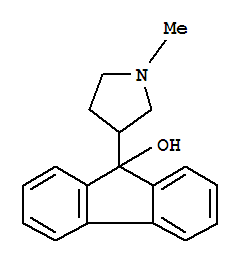 9H-Fluoren-9-ol,9-(1-methyl-3-pyrrolidinyl)-