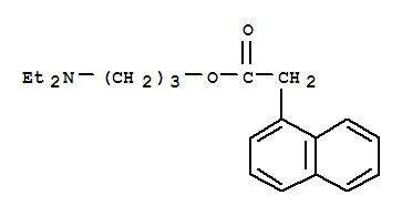 1-Naphthaleneaceticacid, 3-(diethylamino)propylester