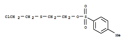 5441-66-7,2-[(2-chloroethyl)sulfanyl]ethyl 4-methylbenzenesulfonate,Ethanol,2-[(2-chloroethyl)thio]-, 4-methylbenzenesulfonate(9CI); Ethanol, 2-[(2-chloroethyl)thio]-, p-toluenesulfonate (7CI); NSC 20982