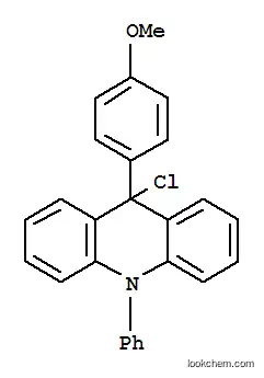 Molecular Structure of 5456-58-6 (9-chloro-9-(4-methoxyphenyl)-10-phenyl-9,10-dihydroacridine)