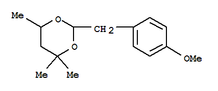 1,3-Dioxane,2-[(4-methoxyphenyl)methyl]-4,4,6-trimethyl- cas  5459-92-7
