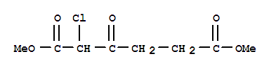 5471-22-7,dimethyl 2-chloro-3-oxo-hexanedioate,Hexanedioic acid, 2-chloro-3-oxo-, dimethylester (9CI); NSC 26027