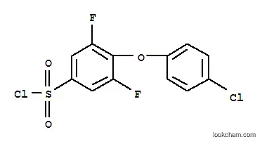 Molecular Structure of 549547-34-4 (BENZENESULFONYL CHLORIDE, 4-(4-CHLOROPHENOXY)-3,5-DIFLUORO-)