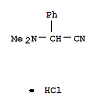 Benzeneacetonitrile, a-(dimethylamino)-, hydrochloride (1:1)