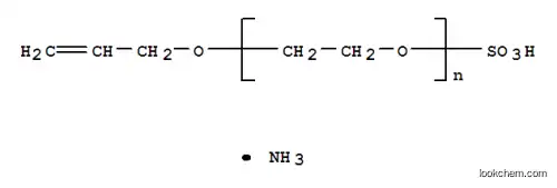 Molecular Structure of 55866-85-8 (Poly(oxy-1,2-ethanediyl),a-sulfo-w-(2-propen-1-yloxy)-, ammonium salt (1:1))