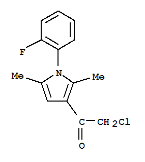 2-Chloro-1-(1-(2-fluorophenyl)-2,5-dimethyl-1H-pyrrol-3-yl)ethanone