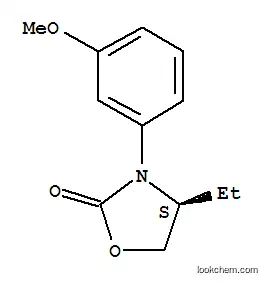 Molecular Structure of 572923-01-4 ((S)-4-ETHYL-3-(3-METHOXYPHENYL)OXAZOLIDIN-2-ONE)