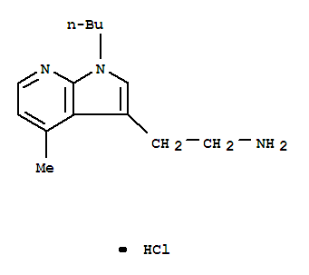 1H-Pyrrolo[2,3-b]pyridine-3-ethanamine,1-butyl-4-methyl-, hydrochloride (1:1)