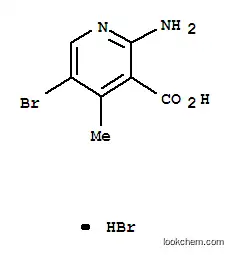 Molecular Structure of 59414-89-0 (2-AMINO-5-BROMO-4-METHYL NICOTINIC ACID HCL)