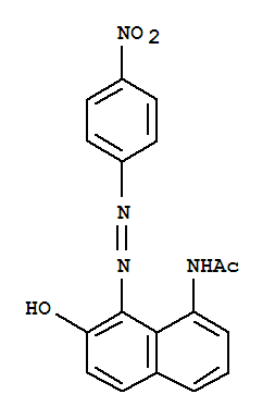 Acetamide, N-[7-hydroxy-8-[2-(4-nitrophenyl)diazenyl]-1-naphthalenyl]-