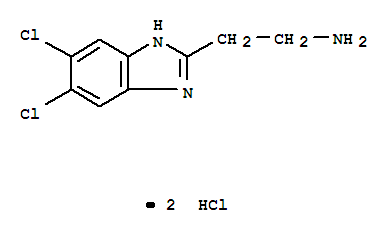 60176-67-2,1H-Benzimidazole-2-ethanamine,5,6-dichloro-, hydrochloride (1:2),1H-Benzimidazole-2-ethanamine,5,6-dichloro-, dihydrochloride (9CI); SKF 62817A2