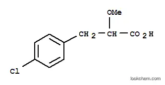 Molecular Structure of 606493-11-2 (3-(4-chlorophenyl)-2-methoxypropanoic acid)