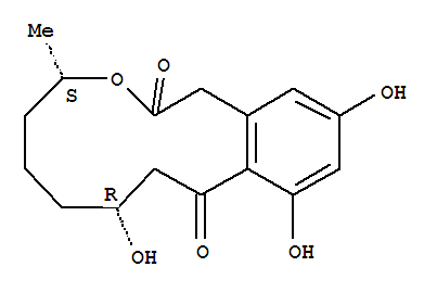 2H-3-Benzoxacyclododecin-2,10(1H)-dione, 4,5,6,7,8,9-hexahydro-8,11,13-trihydroxy-4-methyl-,(4S,8R)-