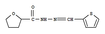 60943-76-2,2-Furancarboxylicacid, tetrahydro-, 2-(2-thienylmethylene)hydrazide,2-Furancarboxylicacid, tetrahydro-, (2-thienylmethylene)hydrazide (9CI); NSC 204770