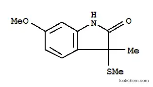 6-methoxy-3-methyl-3-(methylsulfanyl)-1,3-dihydro-2H-indol-2-one