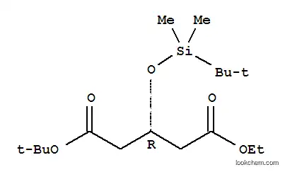Molecular Structure of 615556-99-5 ((R)-3-HYDROXYGLUTARATE ETHYL TERT-BUTYL TBDMS)