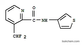 Molecular Structure of 616204-51-4 (2-Pyridinecarboxamide,3-(difluoromethyl)-N-3-thienyl-(9CI))