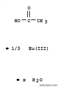 Molecular Structure of 62667-64-5 (Europium(III) acetate hydrate)