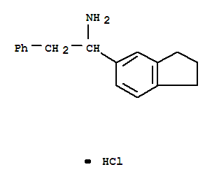 1H-Indene-5-methanamine,2,3-dihydro-a-(phenylmethyl)-,hydrochloride (1:1) cas  6267-55-6