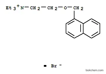 Molecular Structure of 6276-85-3 (N,N,N-triethyl-2-(naphthalen-1-ylmethoxy)ethanaminium)