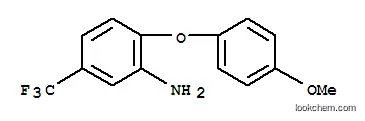 Molecular Structure of 62966-74-9 (3-AMINO-4-(4-METHOXYPHENOXY)BENZOTRIFLUORIDE)