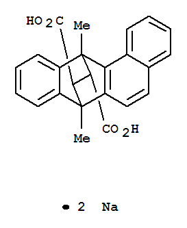 7,12-Ethanobenz[a]anthracene-13,14-dicarboxylicacid, 7,12-dihydro-7,12-dimethyl-, sodium salt (1:2) cas  6299-48-5