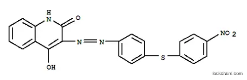 Molecular Structure of 6300-45-4 (3-({4-[(4-nitrophenyl)sulfanyl]phenyl}hydrazono)quinoline-2,4(1H,3H)-dione)