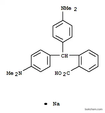 Molecular Structure of 6310-58-3 (2-{bis[4-(dimethylamino)phenyl]methyl}benzoic acid)