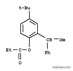 Molecular Structure of 6316-31-0 ([2-(1-phenylethyl)-4-tert-butyl-phenyl] propanoate)
