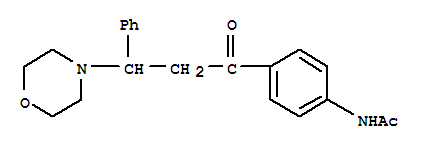 6317-05-1,N-{4-[3-(morpholin-4-yl)-3-phenylpropanoyl]phenyl}acetamide,NSC40447