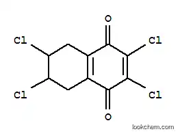 Molecular Structure of 6317-88-0 (2,3,6,7-tetrachloro-5,6,7,8-tetrahydronaphthalene-1,4-dione)