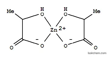 Molecular Structure of 63179-81-7 (Zinc,bis[(2S)-2-(hydroxy-kO)propanoato-kO]-, (T-4)-)